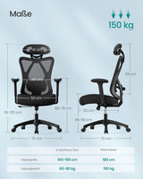 Zit Sta Bureau Elektrisch + Ergonomische Bureaustoel – Complete Werkplekset – USB-C Snellader