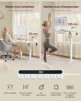 Zit Sta Bureau Elektrisch – Met Monitorstandaard – USB-C – Geheugenfunctie