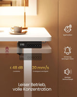 Zit Sta Bureau Elektrisch – In Hoogte Verstelbaar 72-120 cm – Geheugenfunctie – Kabelbeheer – Industrieel Design