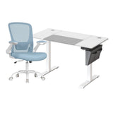 Zit Sta Bureau Elektrisch + Ergonomische Bureaustoel – Complete Werkplek Budget – In Hoogte Verstelbaar