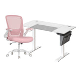 Zit Sta Bureau Elektrisch + Ergonomische Bureaustoel – Complete Werkplek Budget – In Hoogte Verstelbaar