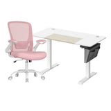 Zit Sta Bureau Elektrisch + Ergonomische Bureaustoel – Complete Werkplek Budget – In Hoogte Verstelbaar