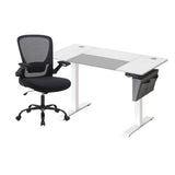 Zit Sta Bureau Elektrisch + Ergonomische Bureaustoel – Complete Werkplek Budget – In Hoogte Verstelbaar