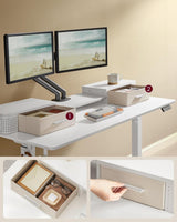 Zit Sta Bureau Elektrisch met LED – Gamebureau – Stopcontact & USB