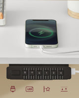 Zit Sta Bureau Elektrisch met LED – Gamebureau – Stopcontact & USB